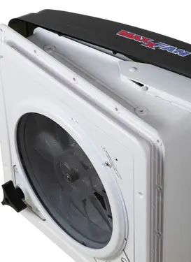 398181 maxxfan deluxe compact svart 3 MaxxFan Deluxe Compact 28x28 cm svart - Bilde 3