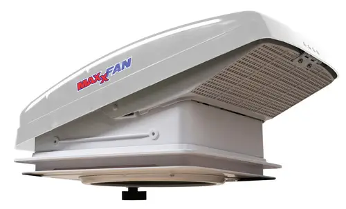 398182 maxxfan deluxe compact hvit 2 MaxxFan Deluxe Compact 28x28 cm hvit