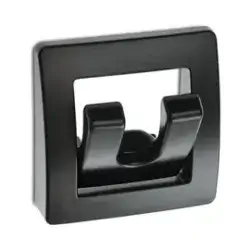 Kleskrok / veggkrok, matt svart