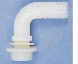 Tanktilkobling 90 grader, 25mm