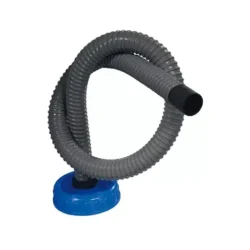 Fleksibel slange for avløp med din 96 lokk