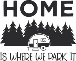 Home Is Where We Park It (klistremerke)