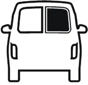 Bakrute for høyre side, mb sprinter / vw crafter - bilde 2