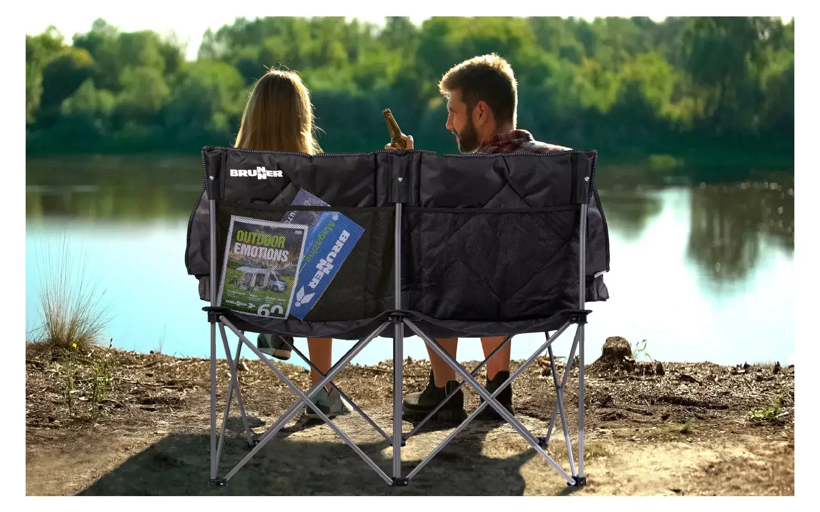 brunner action sofa 5 Brunner Action sammenleggbar sofa, svart - Bilde 3