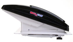 Maxxfan deluxe 40x40 cm mørkt tonet glass