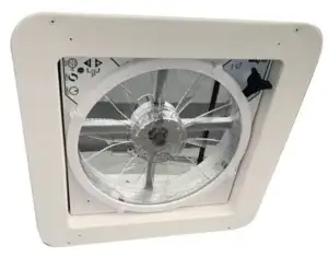Maxxfan deluxe 40x40 cm hvit - bilde 3