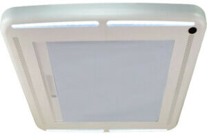 Maxxshade mørkleggingsgardin for maxxfan deluxe takvinduer - med led (cool white)