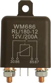 Kraftig relè - 12V 200A