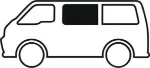 Skyvevindu for venstre side framme, mb sprinter / vw crafter - bilde 3