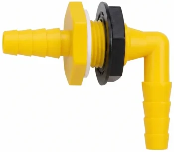 Lilie tankgjennomføring 1/2" (10mm/12mm slangestuss)
