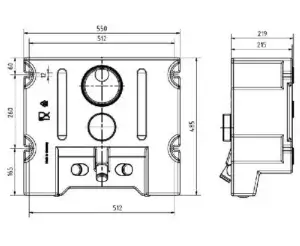 Universal vanntank 45 liter - bilde 2